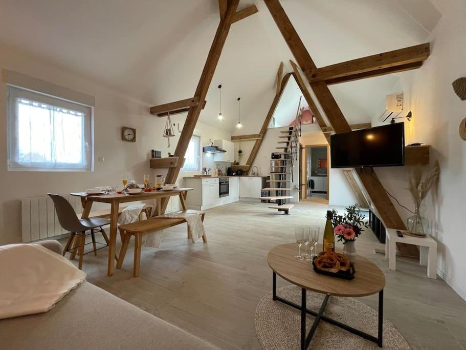 La Grange Proche D'Europapark Apartment Kunheim ภายนอก รูปภาพ